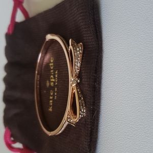 kate spade crystal bow bangle